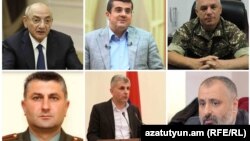 Bako Sahakyan, Arayik Harutyunyan, Levon Mnatsakanyan, Davit Manukyan, Davit İşxanyan, Davit Babayan