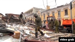 Снос торговых павильонов в Москве