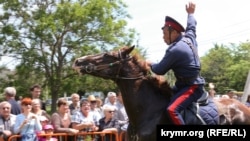 Джигит-шоу казаков в Симферополе. Иллюстрационное фото