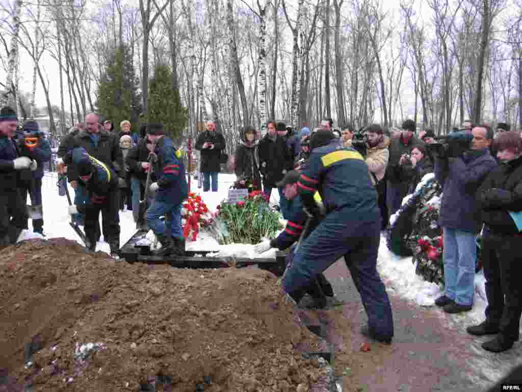 Похороны Станислава Маркелова.