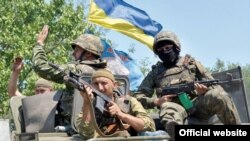 Украинские военные в Донбассе